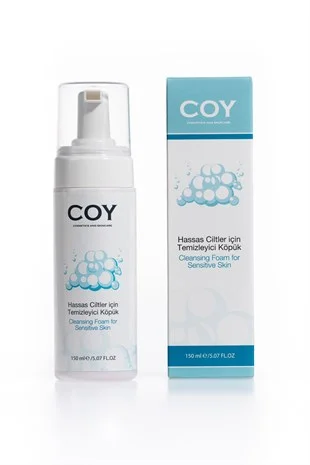 coy hassas ciltler için temizleyici yüz köpük 150 ml