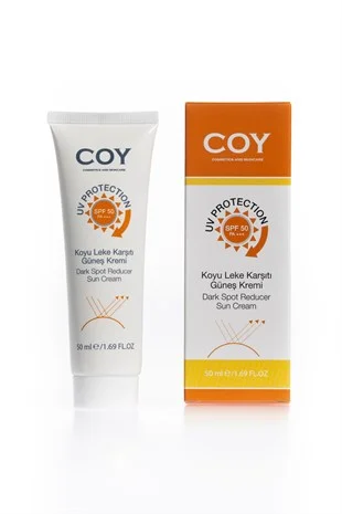 coy koyu leke karşıtı güneş kremi 50 ml