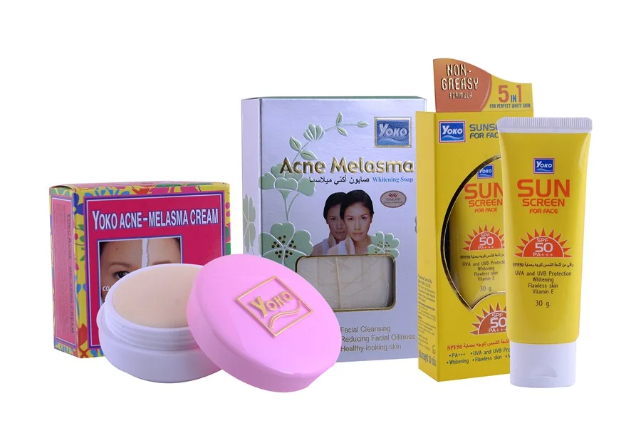 yağlı ciltlere özel akne melasma cilt bakım seti (3adet)